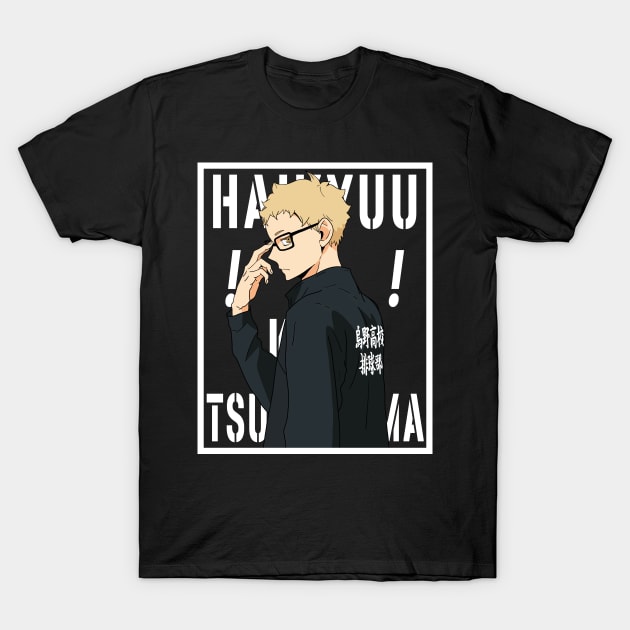 Haikyuu - Kei Tsukishima T-Shirt by InalZ